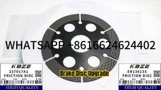 CASE 237017A1 JOHN DEERE ER136135 BRAKE DISC UNTUK PERALATAN MESIN 590SL, 590SM, 590L