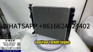 KBZE 91E1-00010 RADIATOR UNTUK FORKLIFT CAT DP20NT DP25NT DP30NT DP35NT COCOK UNTUK MITSUBISHI S4S F14E F18C