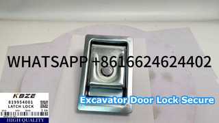 KBZE KUALITAS OEM XCMG 819954001 KUNCI PINTU SAMPING UNTUK SPAREPART EXCAVATOR XE200 XE210 XE215