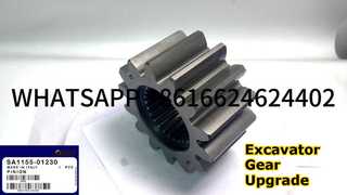 KBZE MEREK SA1155-01230 SWING PINION GEAR COCOK EXCAVATOR VOL-VO EC460B EC460C