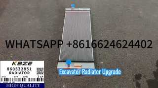 KBZE BRAND 860532851 XCMG XE215 INDIA EXCAVATOR RADIATOR ASSY COCOK CUMMIN.S 6BT5.9 ENGINE Demo