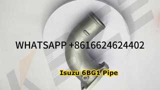 8-98180384-0 1-14112756-0 PIPA MESIN ISUZU 6BG1; INLET UNTUK HITACHI ZAX200-5 ZAX240-3 ZAX250 ZAX260