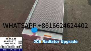 Radiator Merek KBZE 400/28317 JCB NXT215 JS215 INDIA Cocok untuk Mesin CUMMINS 6BT5.9