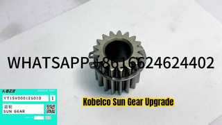 Penggantian KBZE Kobelco YT15V00012S010 Final Drive Sun Gear Cocok untuk SK70 SK75 SK80 Ekskavator Travel Mo