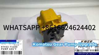 KOMATSU 07432-71200 141-43-00021 16Y-75-24000 POMPA GIGI UNTUK D54A D75A D80A D85A D95S SD16 Untuk Anda