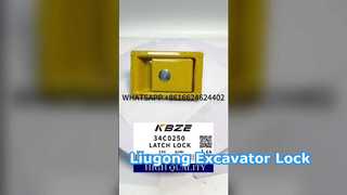 KUNCI PINTU SAMPING OEM KBZE 34C0250 COCOK UNTUK PENGGUNAAN EXCAVATOR LIUGONG CLG922E CLG922D CLG922F
