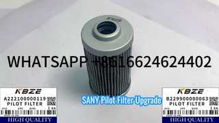 SANY A222100000119 B229900000063 PENGGANTI FILTER PILOT UNTUK EXCAVATOR SY55 SY75 SY205 S215 S365