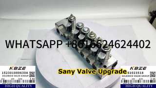 KBZE 152301000629A SANY 61023519 KELOMPOK KATUP SOLENOID UNTUK SY195 S205 S210 SY215 SY245 SY285