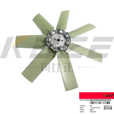 CLG922E SY215 XE215 EXCAVATOR B229900006305 FAN BLADE 4H 7B FOR CUMMINS 6BT5.9 INDIA