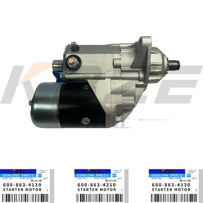 KBZE 600-863-4110 KOMATSU SAA6D102E ENGINE 600-863-4210 STARTER MOTOR ASSY 24V 10T 4.5KW FITS FOR PC200-6 PC200-7 PC220 WA250 D41A