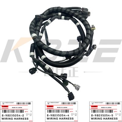 KBZE KLH10620 ISUZU 4JJ1 ENGINE 8-98035054-2 8-98035054-4 8-98035054-5 WIRING HARNESS FOR SUMITOMO SH120-5 SH130-5 JS130