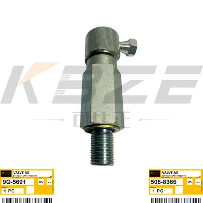CAT 508-8366 9Q-5691 GREASE FITTING FOR E323D E325D E330D E336D E345D E329D E365C E385C