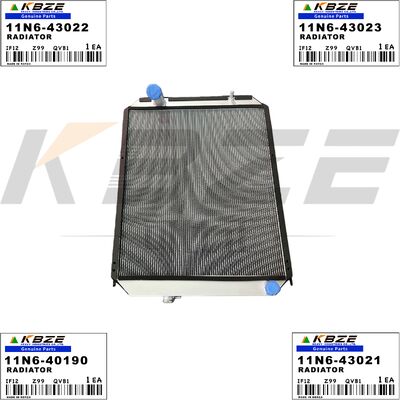 11N6-40190 11N6-43021 KBZE BRAND 11N6-43022 11N6-43023 RADIATOR ASSY FOR HYUNDAI R210-7 R220-7 R225-7 EXCAVATOR FITS CUMMINS 6BT ENGINE