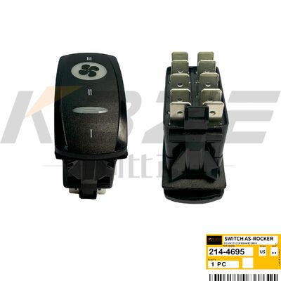 KBZE 214-4695 2144695 ROCKER SWITCH FITS CAT 414E 416E 420E 422E 428E 430E 432E 434E 442E  BACKHOE LOADER
