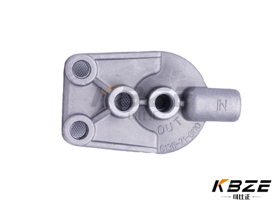 KOMATSU 6136-71-6110 6136716110 KS101F Kepala Filter Bahan Bakar/Penggantian Kursi Filter Bahan Bakar untuk S6D105 PC200-3