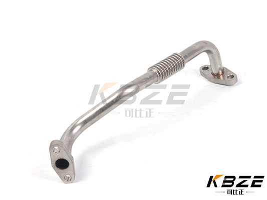 KOBELCO J05E S2410-72140 S241072140 TURBOCHARGER OIL RETURN PIPE/FEED TUBE REPLACEMENT untuk SK200-8 SK210-8 SK250-8