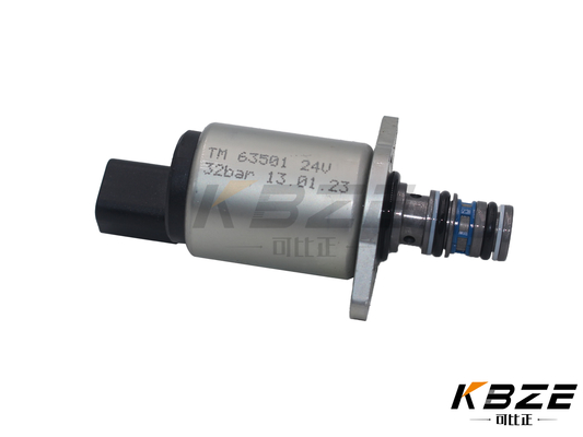 Kualitas tinggi TM63501 24V 32BAR Solenoid Valve Replacement untuk Excavator