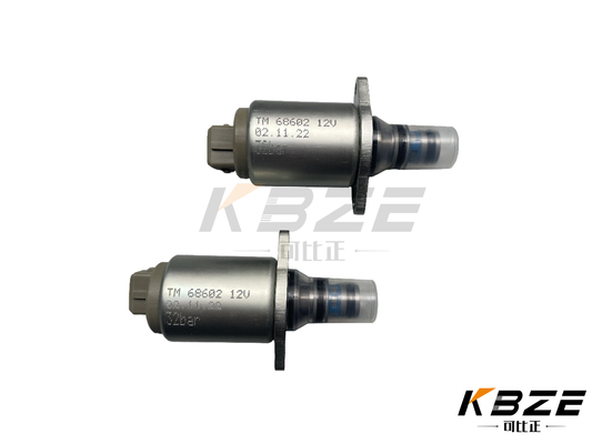 Kualitas tinggi TM68602 12V 32BAR Solenoid Valve Replacement untuk Excavator