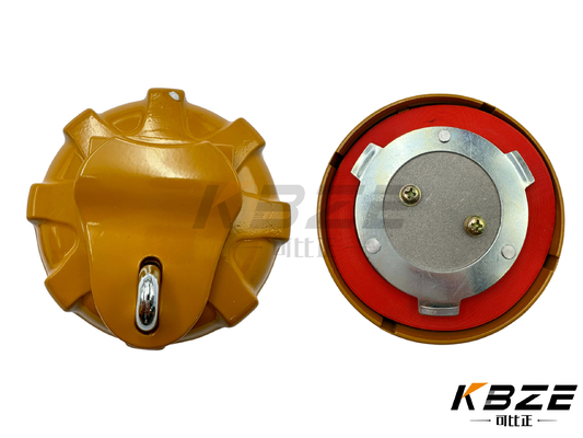 Kualitas tinggi C-A-T tutup tangki bahan bakar / tutup pengisi bahan bakar dengan 2 kunci penggantian untuk excavator E200B E307 E308 E312B