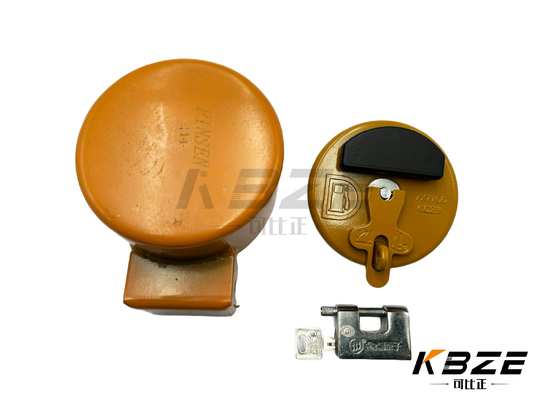 C-A-T Φ123MM KUALITAS tinggi tambahan anti pencurian tangki bahan bakar tutup / tutup pengisi bahan bakar dengan 2 kunci penggantian untuk C-A-T excavator