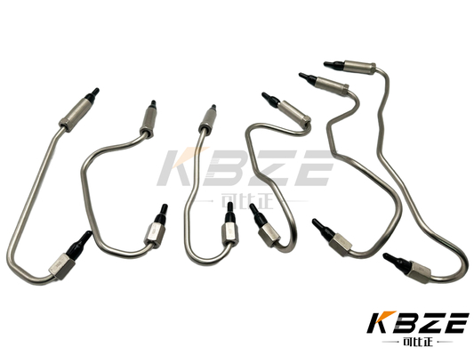6CT8 Mesin Tekanan Tinggi Injektor Bahan Bakar SET pipa untuk HYUNDAI Excavator