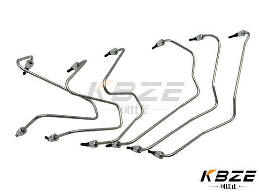 4D95 Mesin Tekanan Tinggi Injektor Bahan Bakar SET pipa untuk KOMATSU Excavator