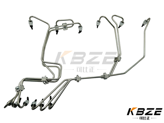 4D102 SET PIPE INJEKTOR BBM Tekanan Tinggi MOTOR untuk KOMATSU EXCAVATOR