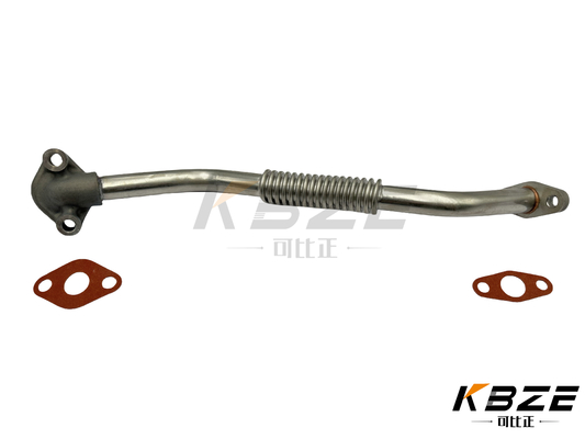 Bagian mesin excavator TURBO pipa pengembalian minyak untuk ISUZU 6BG1 1-13313612-1 HITACHI EX200-5