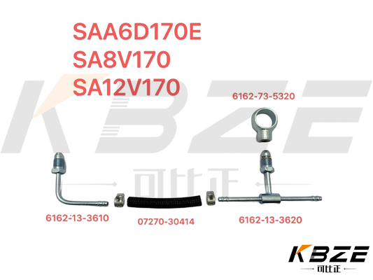 KOMATSU S6D170E SA12V170 SA8V170 6162-73-5320 6162-13-3620 pipa tumpahan injeksi bahan bakar 07270-30414
