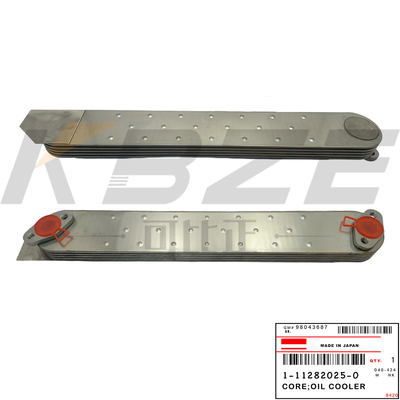 KBZE ISUZU 6BG1 1-11282025-0 5P COOLER MOTOR OIL CORE untuk HITACHI EX200-5 ZAX200-5