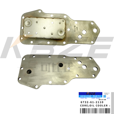 5P MOTOR COOLER OIL CORE untuk KOMATSU 4D102 6732-61-2110 CUMMINS 4BT mesin excavator