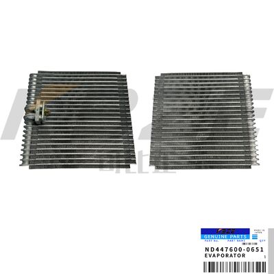 KBZE ND447600-0651 EVAPORATOR EXCAVATOR GANTI UNTUK KOMATSU PC200 PC300 PC400 PC600 D65 D85 D155 D275 D375 WA200 WA300 WA400